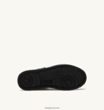 Autry άνδρες δίχρωμα mid sneakers medalist σε δερμάτινο λευκό και μαύρο 04FXF26 - Image 4