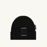 Autry άνδρες λογότυπο liberty patch beanie καπέλο μαύρο 04FXF142