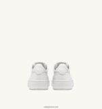 Autry άνδρες Ολυμπιονίκης χαμηλό sneaker από οπτικό λευκό δέρμα κατσίκας 04FXF1 - Image 3