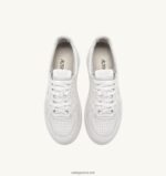 Autry άνδρες Ολυμπιονίκης χαμηλό sneaker από οπτικό λευκό δέρμα κατσίκας 04FXF1 - Image 5