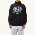 Autry άνδρες φωτογραφία liberty μαύρο φούτερ με φερμουάρ 04FXF116
