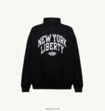 Autry άνδρες φωτογραφία liberty μαύρο φούτερ με φερμουάρ 04FXF116 - Image 5