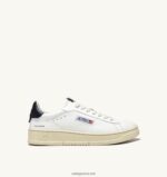 Autry άνδρες Dalas χαμηλά sneakers σε δερμάτινο λευκό και κενό 04FXF71