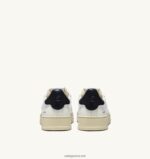 Autry άνδρες Dalas χαμηλά sneakers σε δερμάτινο λευκό και κενό 04FXF71 - Image 3