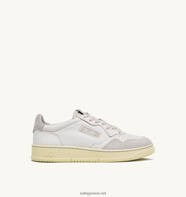 autry_ceb3cf85cebdceb1ceafcebaceb5cf82_ceb1cebdcebfceb9cf87cf84ceac_cf87ceb1cebcceb7cebbceac_sneakers_cf83ceb5_ceb4ceadcf81ceb.jpg Autry γυναίκες ανοιχτά χαμηλά sneakers σε δέρμα και σουέντ λευκό 04FXF264 - Image 1