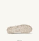 Autry γυναίκες ανοιχτά mid sneakers σε δέρμα και σουέντ λευκό 04FXF265 - Image 4