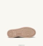 Autry γυναίκες δίχρωμα mid sneakers medalist σε δερμάτινο λευκό και μανιτάρι 04FXF193 - Image 4