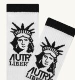 Autry γυναίκες κάλτσες με το logo liberty μαύρες 04FXF151 - Image 3