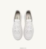 Autry γυναίκες Ολυμπιονίκης χαμηλό sneaker από οπτικό λευκό δέρμα κατσίκας 04FXF158 - Image 5