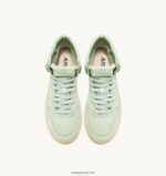 Autry γυναίκες Ολυμπιονίκης mid sneakers σε απαλό δέρμα κατσίκας cel green 04FXF230 - Image 5