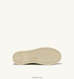 Autry γυναίκες Dalas χαμηλά sneakers σε δερμάτινο λευκό και κενό 04FXF250 - Image 4