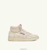 Autry γυναίκες medalist mid sneakers σε λευκό τζιν ιβουάρ 04FXF226