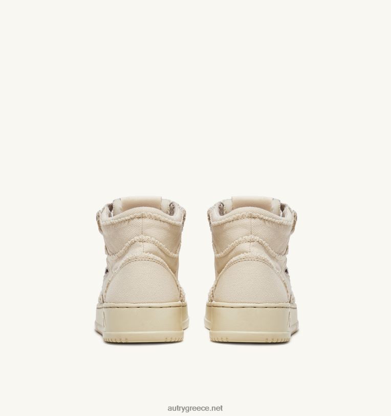 Autry γυναίκες medalist mid sneakers σε λευκό τζιν ιβουάρ 04FXF226 - Image 3