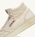 Autry γυναίκες medalist mid sneakers σε λευκό τζιν ιβουάρ 04FXF226 - Image 6